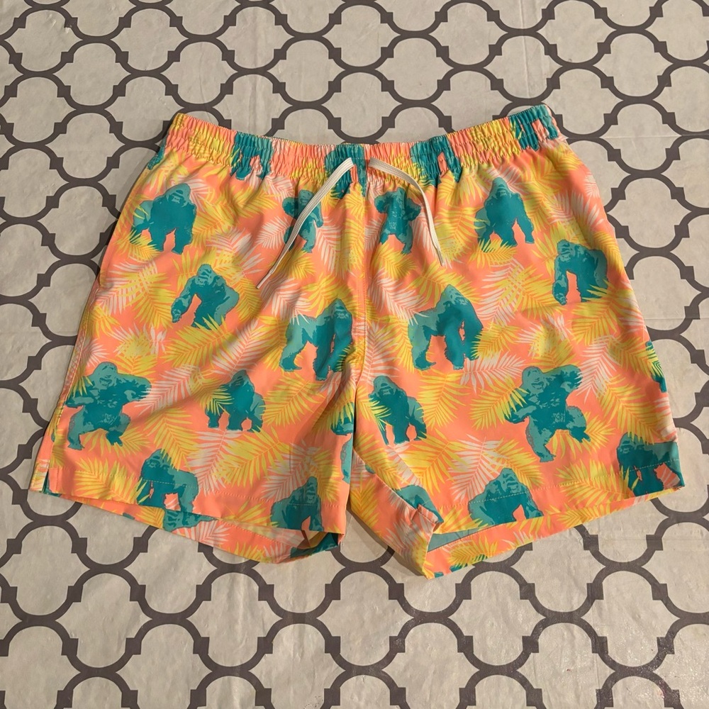 chubbies Teal Gorilla Print Men's Shorts